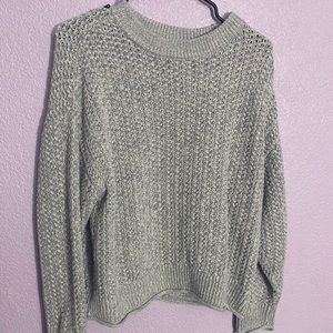 Knitted crop sweater